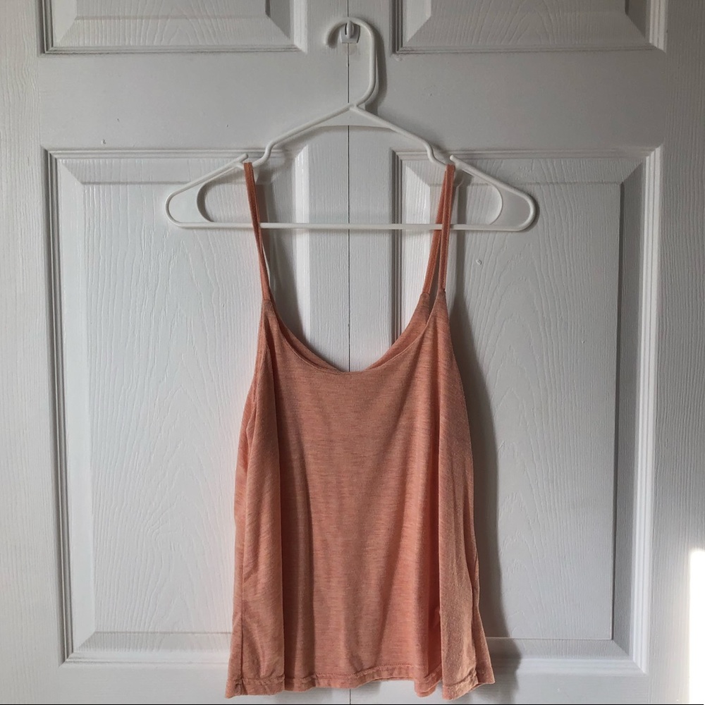 peach cotton tank top